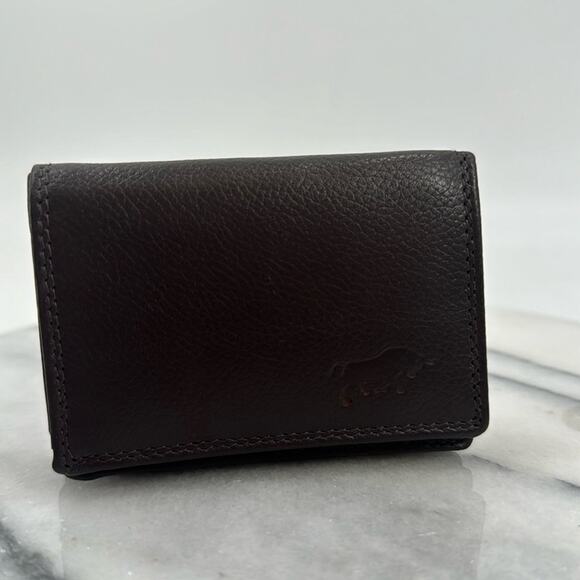 NWT ARRIGO dark brown mini wallet - Picture 1 of 4